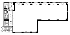 東西ビル東上野の基準階図面