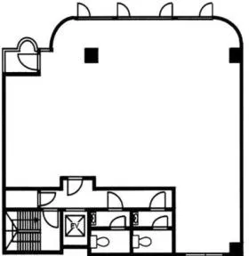 東上野ビルの基準階図面