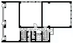 大野屋ビルの基準階図面