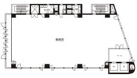 陸王西池袋ビルの基準階図面