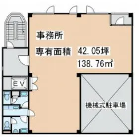 アーバンポイント巣鴨ビルの基準階図面