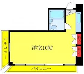 ヒロセビルの基準階図面