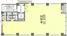 川辺第2ビルの基準階図面