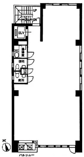 横山ビルの基準階図面
