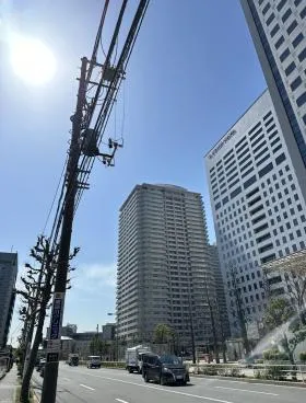 品川シーサイドキャナルタワー(日立ソリューションズタワーB)の外観