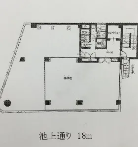 オフィスイン品川の基準階図面