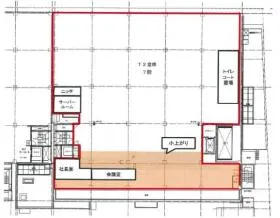 T2号棟の基準階図面