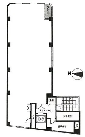 第3ヒカリビルの基準階図面