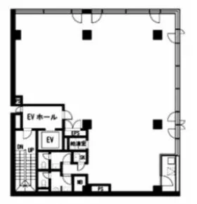 五反田ASビルの基準階図面