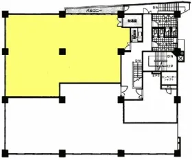 紀伊国屋ビルの基準階図面