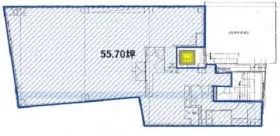 Navi渋谷Ⅴの基準階図面