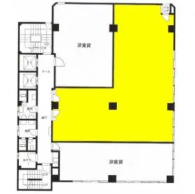 山葉ビルメディカルセンターの基準階図面