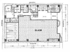 リーフスクエア音羽ビルの基準階図面