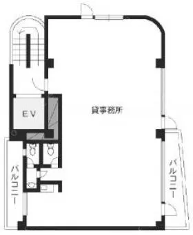 第2弥助ビルの基準階図面