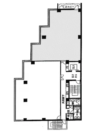 山水ビルの基準階図面
