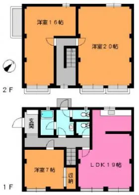 関口台ヴィレッジビルの基準階図面