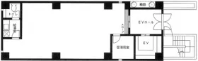 エー・ゼットキュウブビルの基準階図面