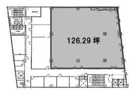 丸正総本店ビルの基準階図面