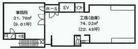 文京MMビルの基準階図面