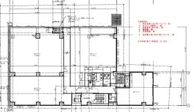 昭和ネオン本社ビルの基準階図面