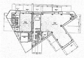住友成泉小石川ビルの基準階図面