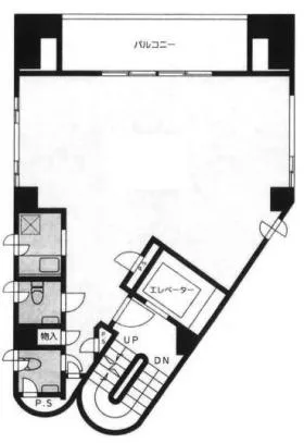 文京KSビルの基準階図面