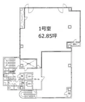 飛栄九段ビルの基準階図面