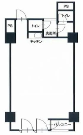 セントヒルズ池袋 ワカイビルの基準階図面