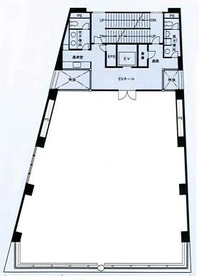IT2 旧)イトーピア橋本ビルの基準階図面