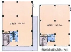 千代田電気産業ビルの基準階図面