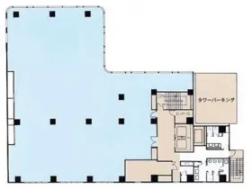 東池袋センタービルの基準階図面