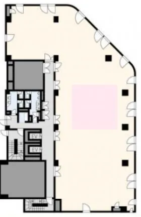 ニッセイ大塚駅前ビルの基準階図面
