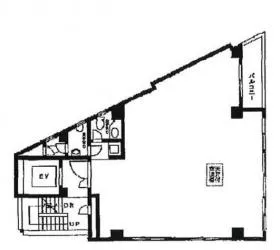 藤枝ビルの基準階図面