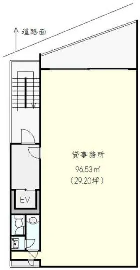 寺岡ビルの基準階図面