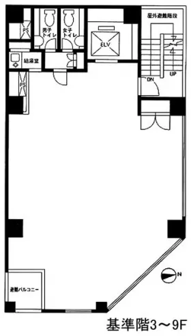I&Kビルの基準階図面