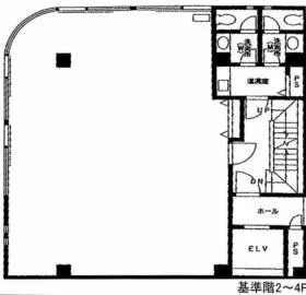プリモプラートビルの基準階図面