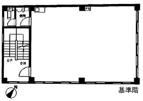 立石室町ビルの基準階図面