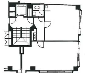 ニュー本町ビルの基準階図面