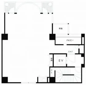 六甲池袋プラザの基準階図面
