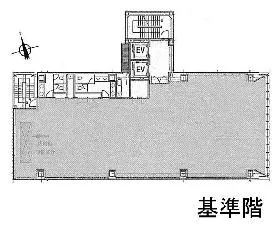 内神田中央ビルの基準階図面