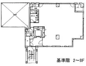 お茶の水プラザの基準階図面