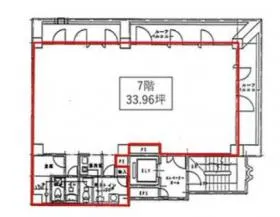 ITP本郷オフィス(旧:湯島村上ビルの基準階図面