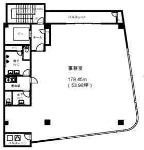エムビルの基準階図面