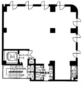 マザービルの基準階図面