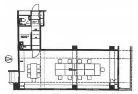 第6川田ビルの基準階図面