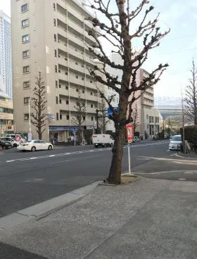 見学ビルの外観