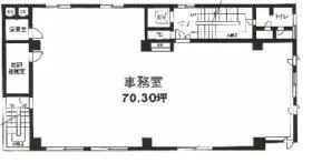 銀座大塚ビルの基準階図面