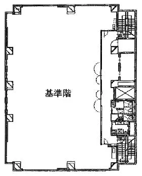 麹町プレイスの基準階図面