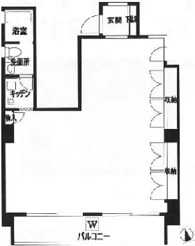 三富ビルの基準階図面