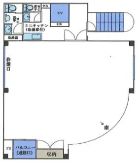 美工本郷ビルの基準階図面